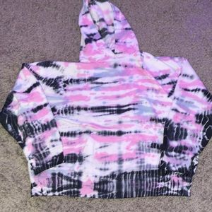 tie dye PINK sweatshirt